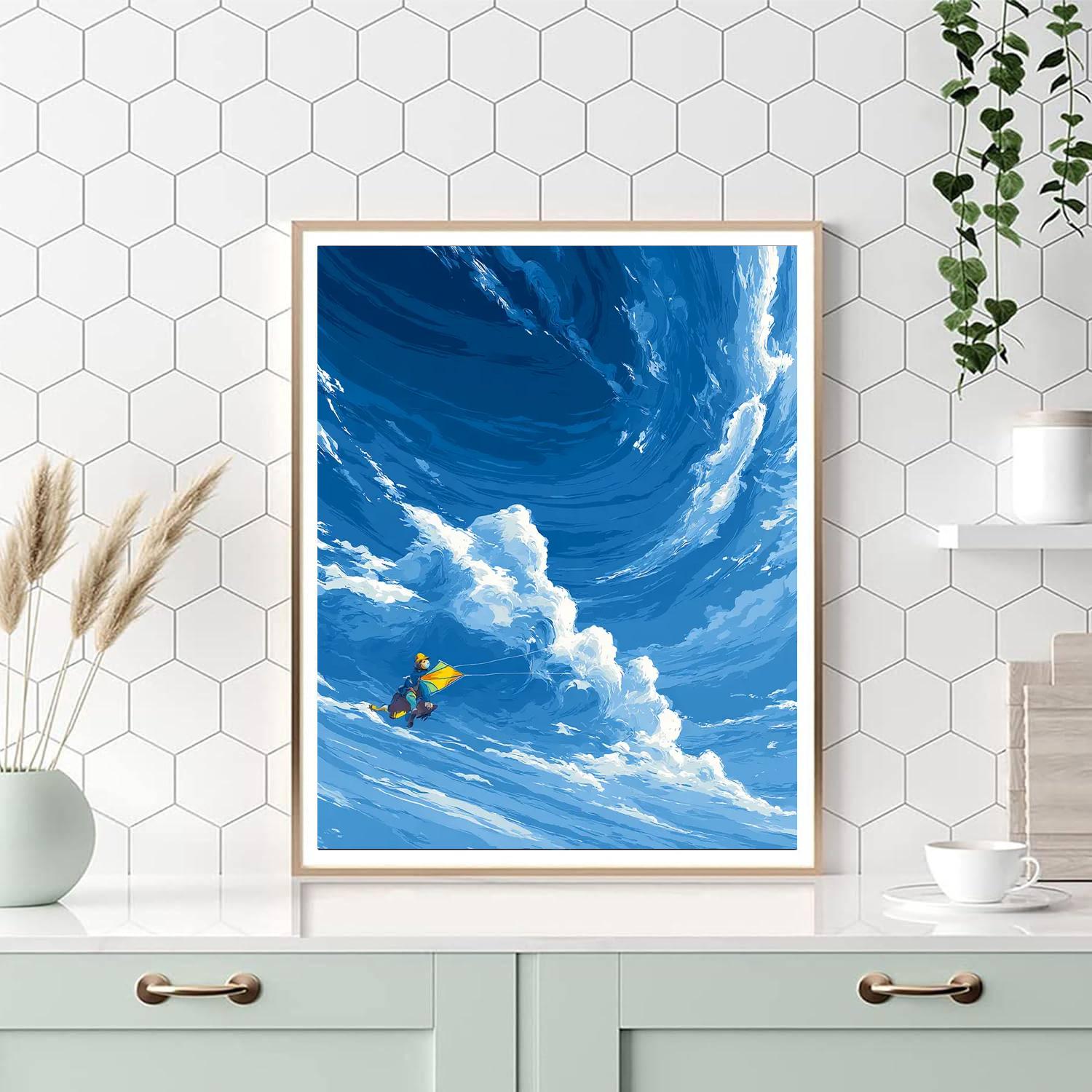 Unfurling Joy Numbered Painting Kits