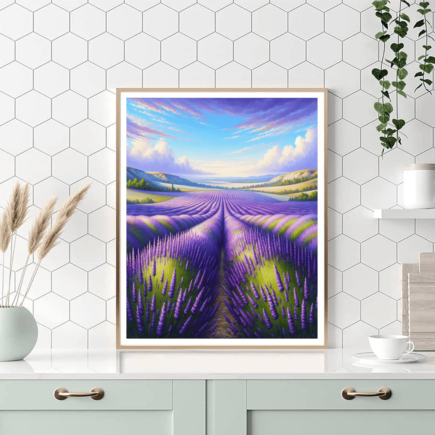 Captivating Lavender Fields Paint By Color
