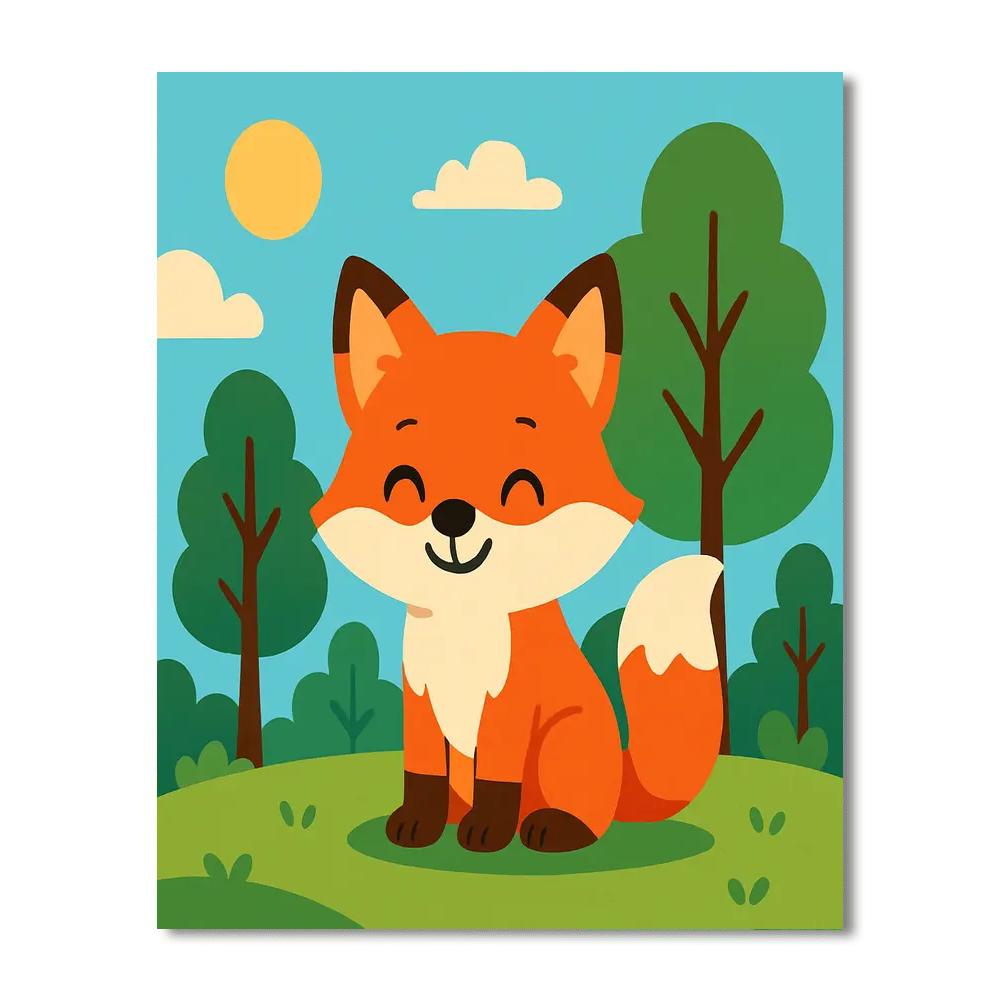 Woodland Animals Paint By Numbers