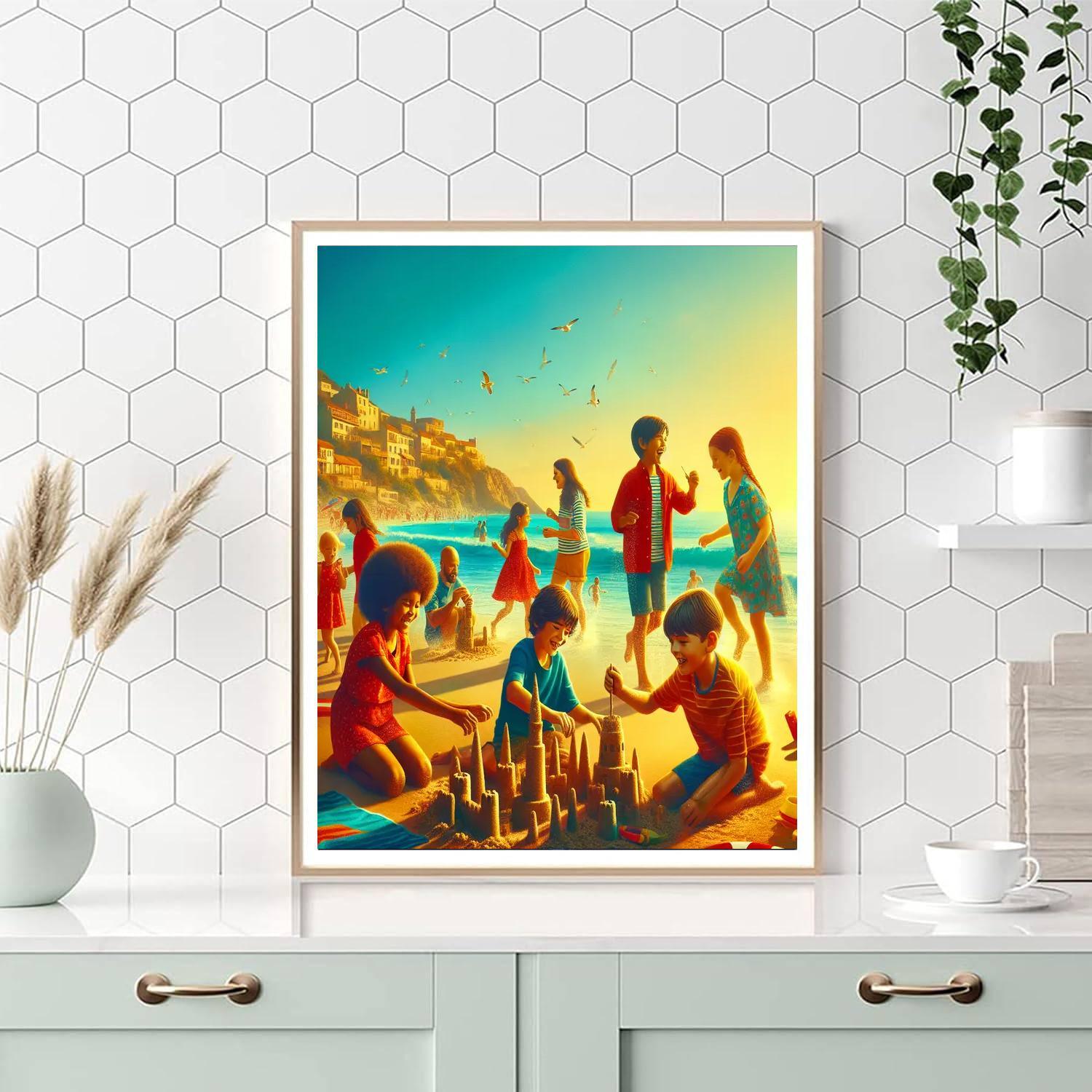 Playful Seaside Adventure Paint By Number