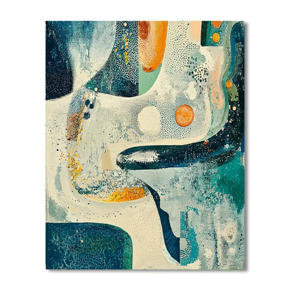 Max Ernst Inspired Ethereal Cosmoscape  Painting Number Kit