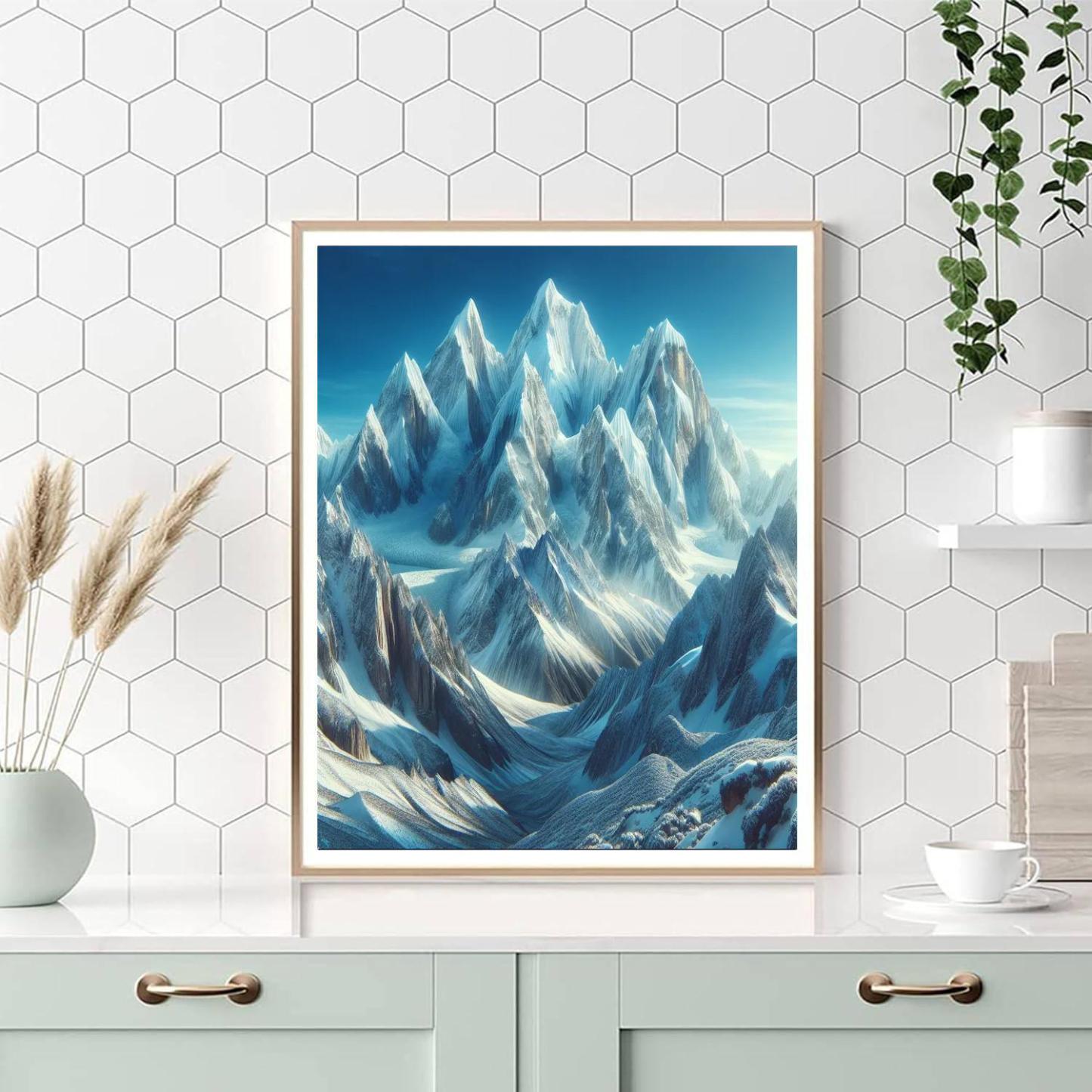 Serene Alpine View Paint By Numbers Art
