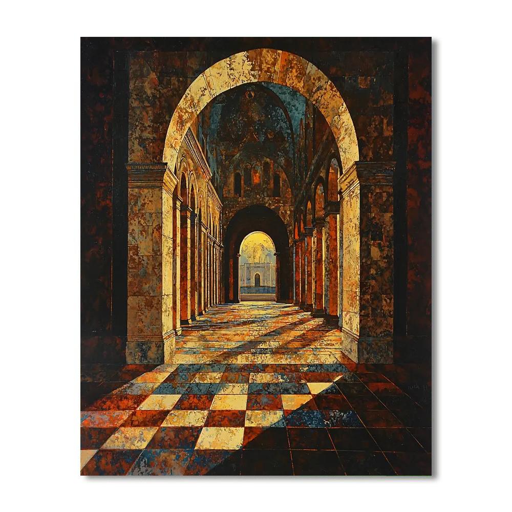 Caravaggio Inspired Threads Of Infinity  DIY Paint By Numbers