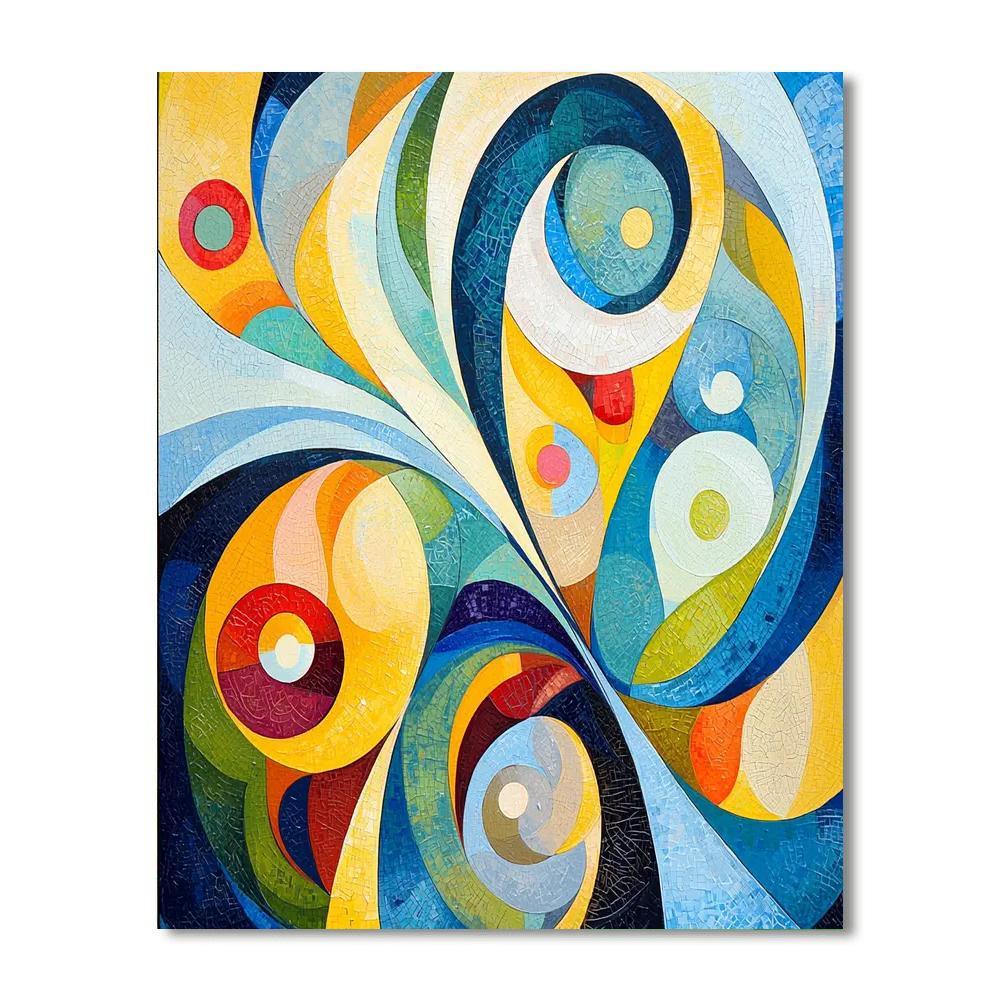 Paul Klee Inspired Dreamscape Wall Art  Numbered Painting Kits