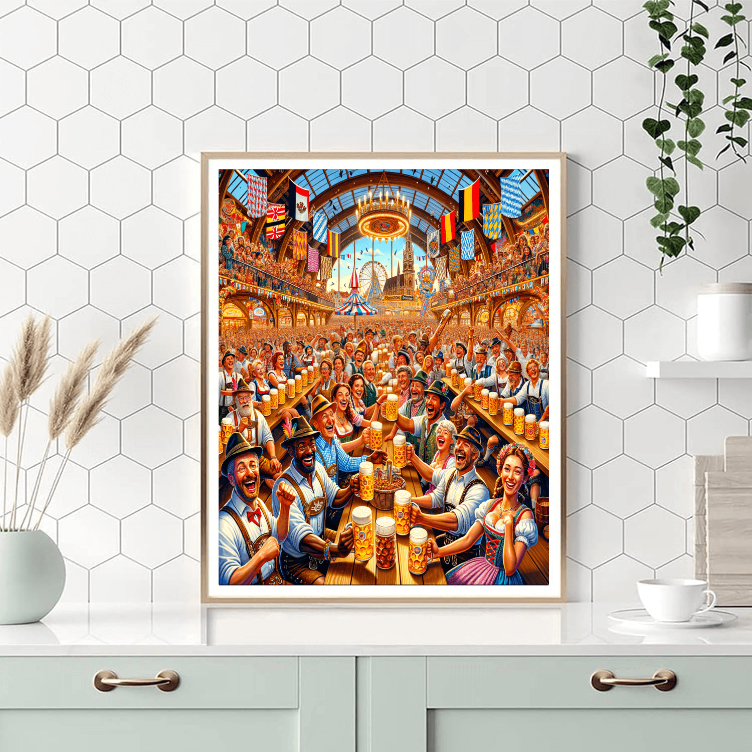 Oktoberfest - Munich Number Painting