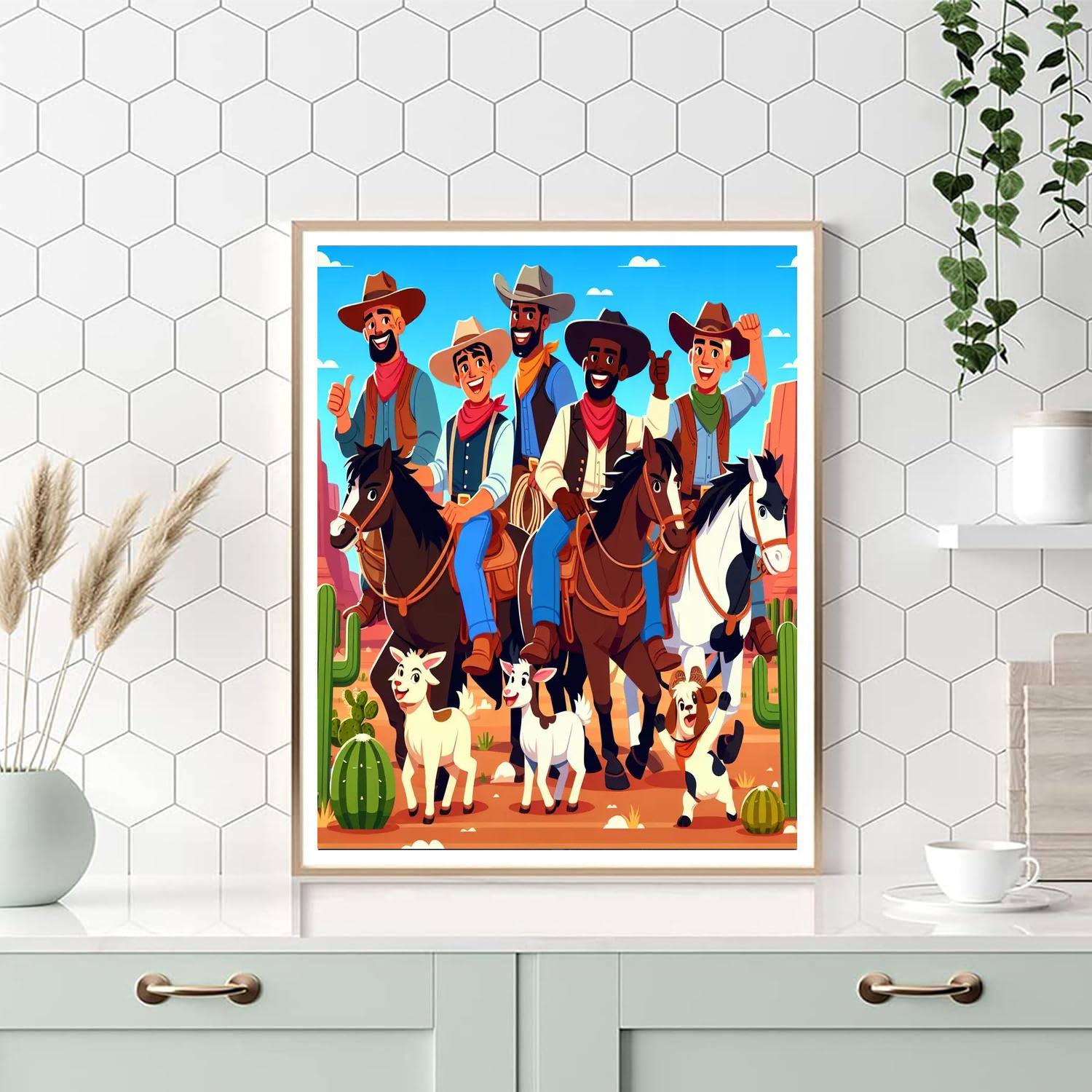 Wild West Explorers Paint By Numbers