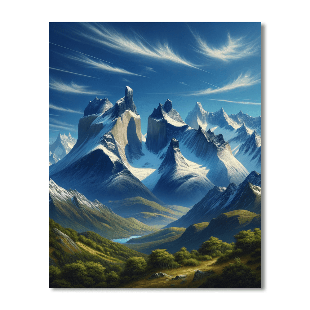 Majestic Mountain Adventure Paint By Number