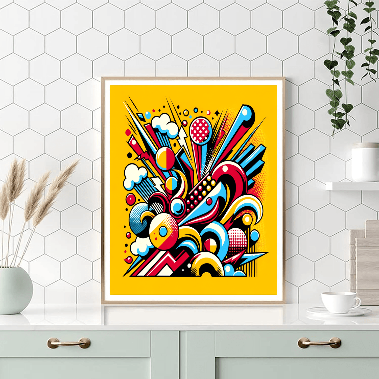 Retro Pop Art Twist DIY Paint By Numbers