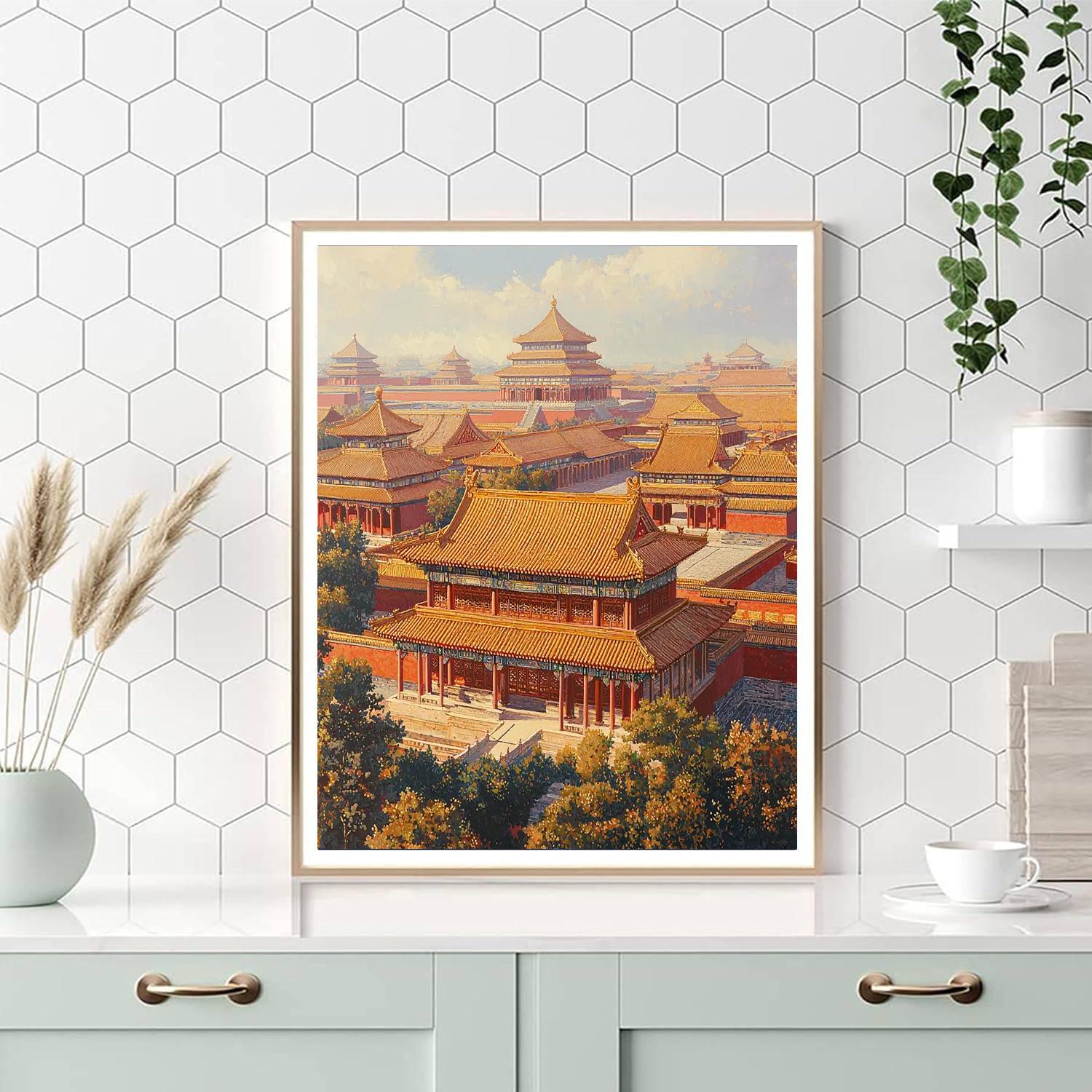 The Forbidden City - China Numbered Painting Kits