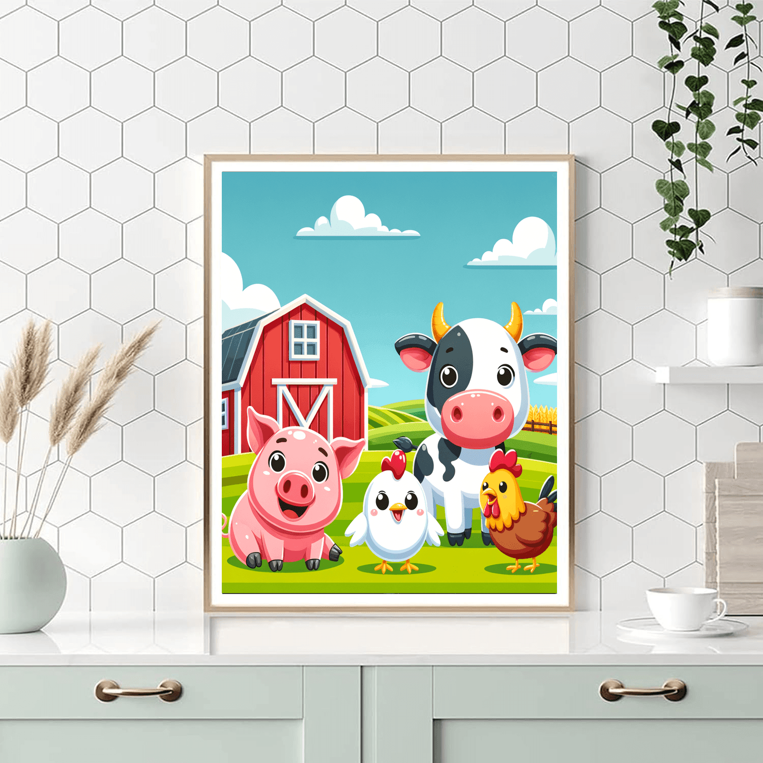 Fun Farm Friends Painting By Numbers Kit