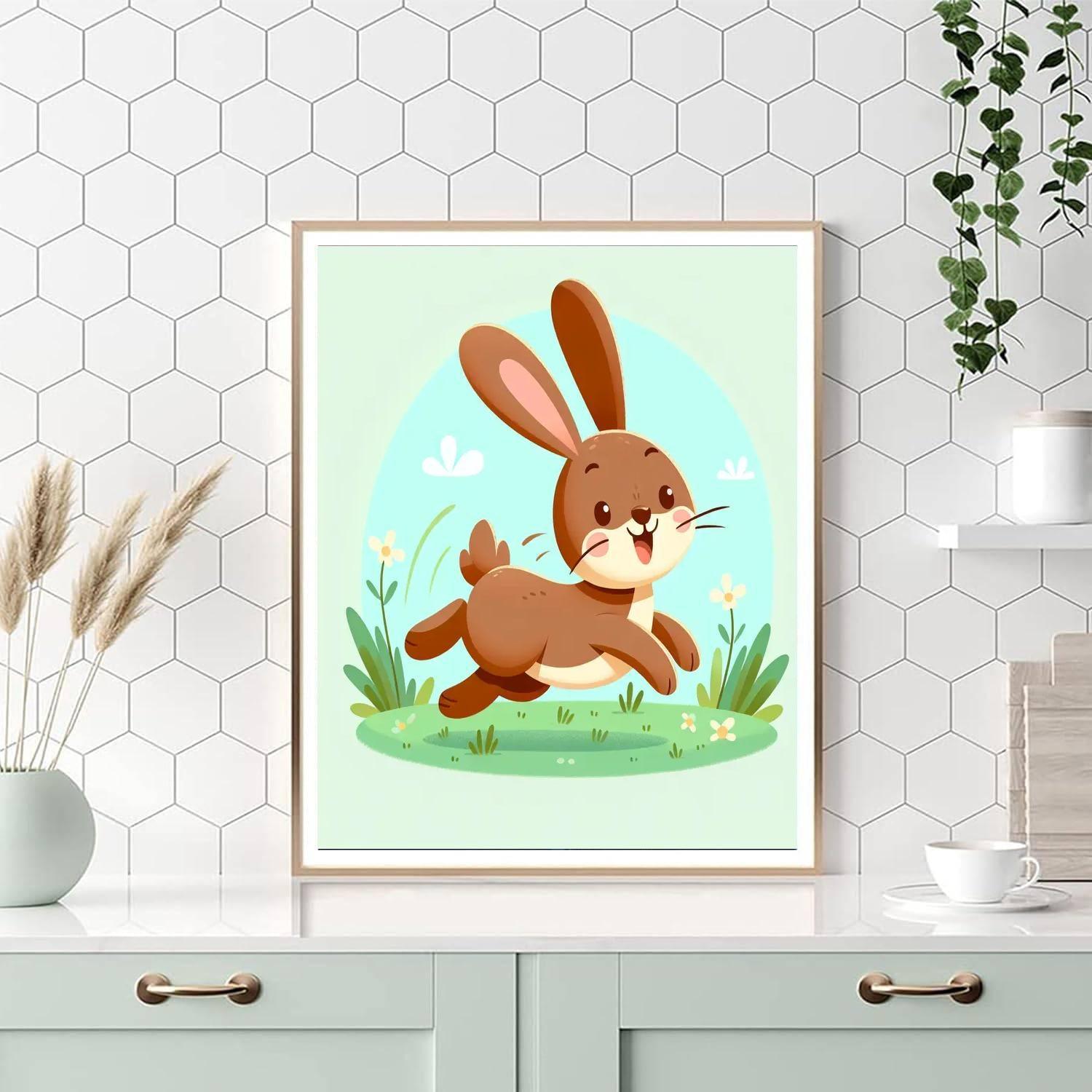 Happy Hare Numbered Painting Kits