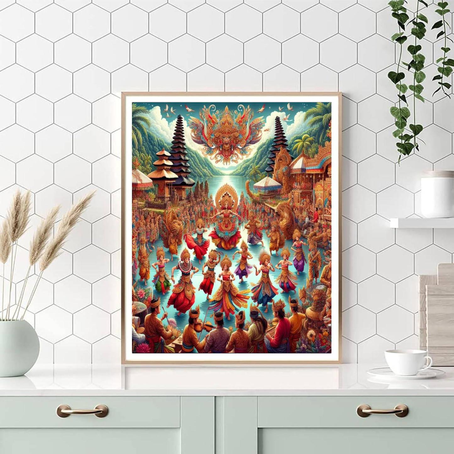 Bali Arts Festival - Bali Paint By Numbers Kits