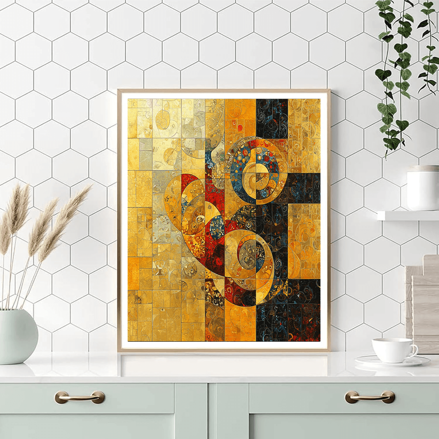 Gustav Klimt Inspired Exquisite Mosaic Patterns  Paint By Numbers Kits