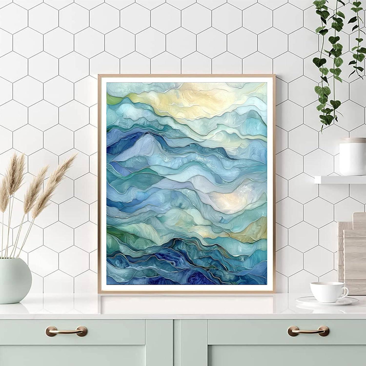 Paul Cézanne Inspired Temporal Waves  Paint By Numbers Kits