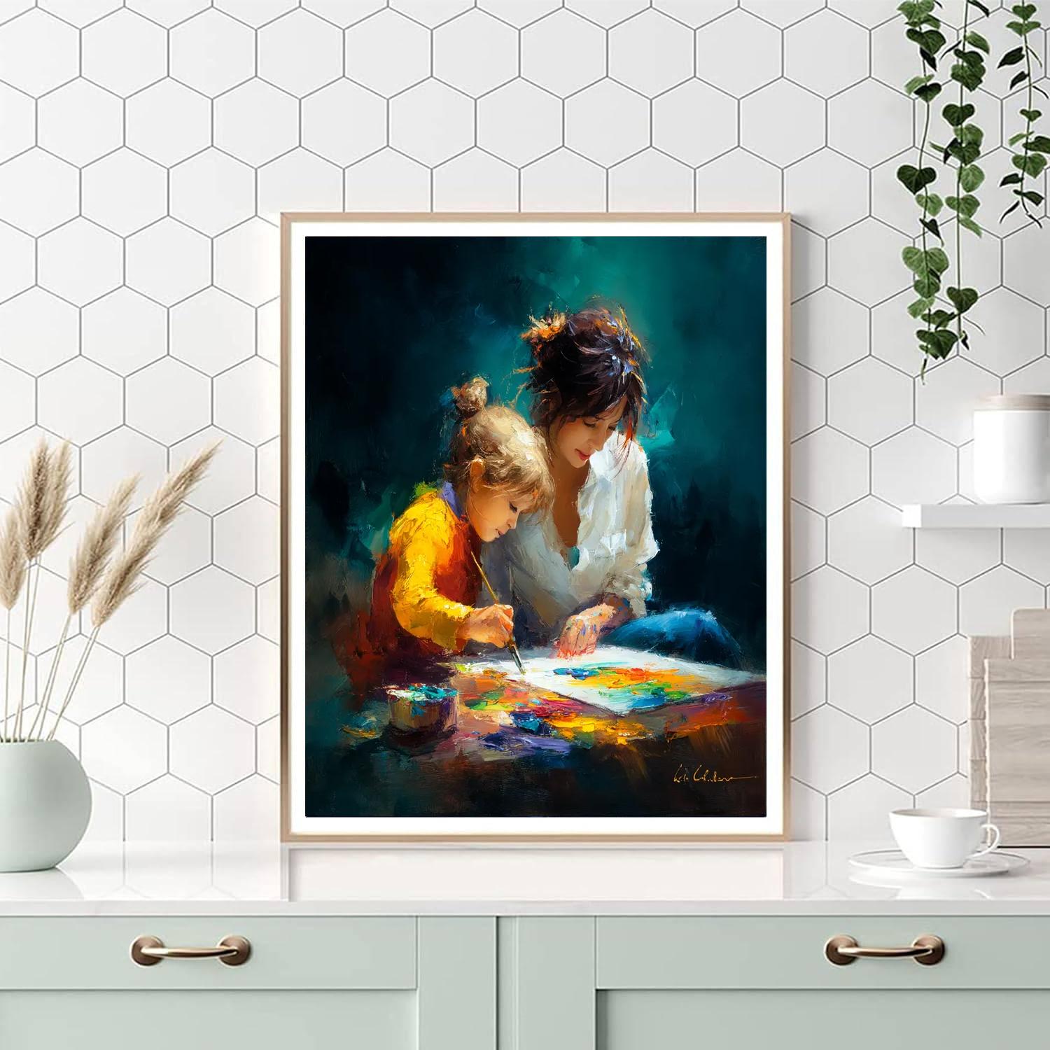 An Afternoon Of Art DIY Paint By Numbers