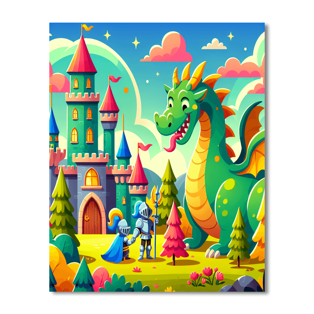 Epic Castle Quest Number Painting