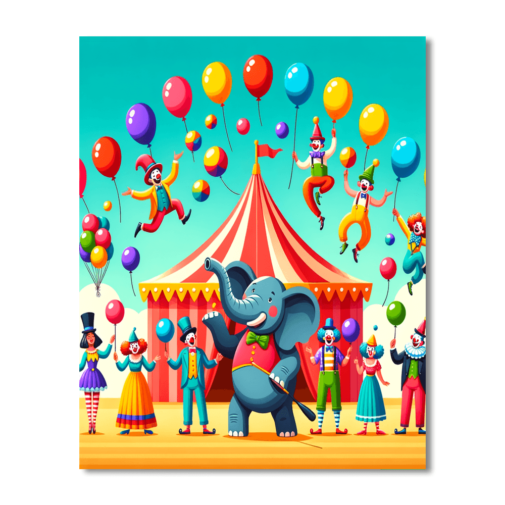 Circus Of Colors Paint By Color