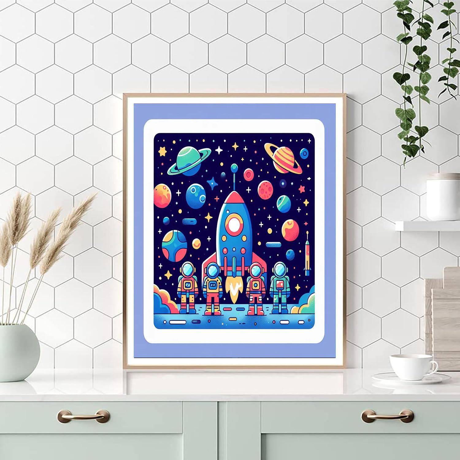 Space Exploration Quest Numbered Painting Kits