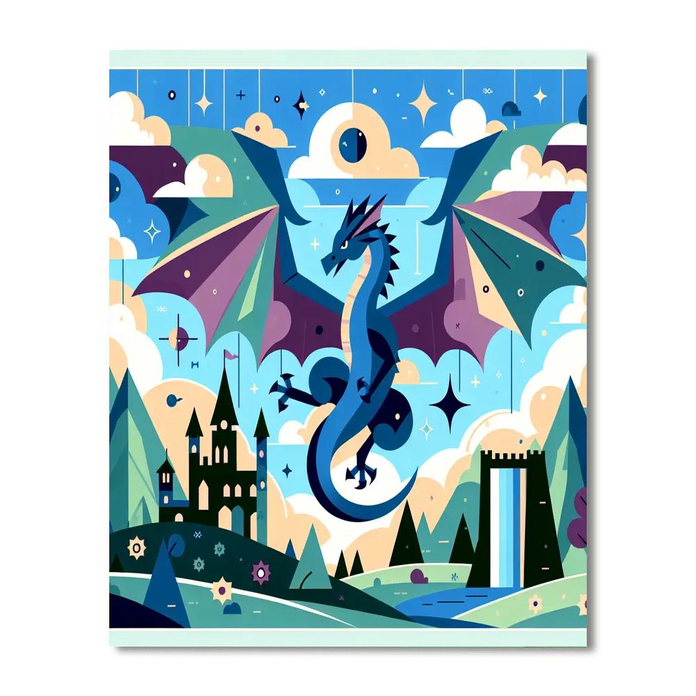 Mythical Realm Journey Painting Number Kit