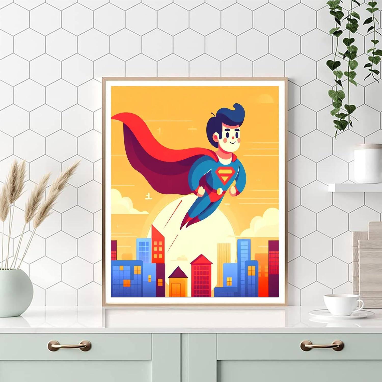 Gallant Superhero Day Paint By Number