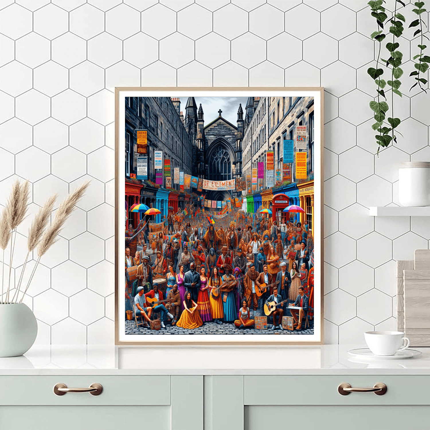 Fringe Festival - Edinburgh Paint By Number