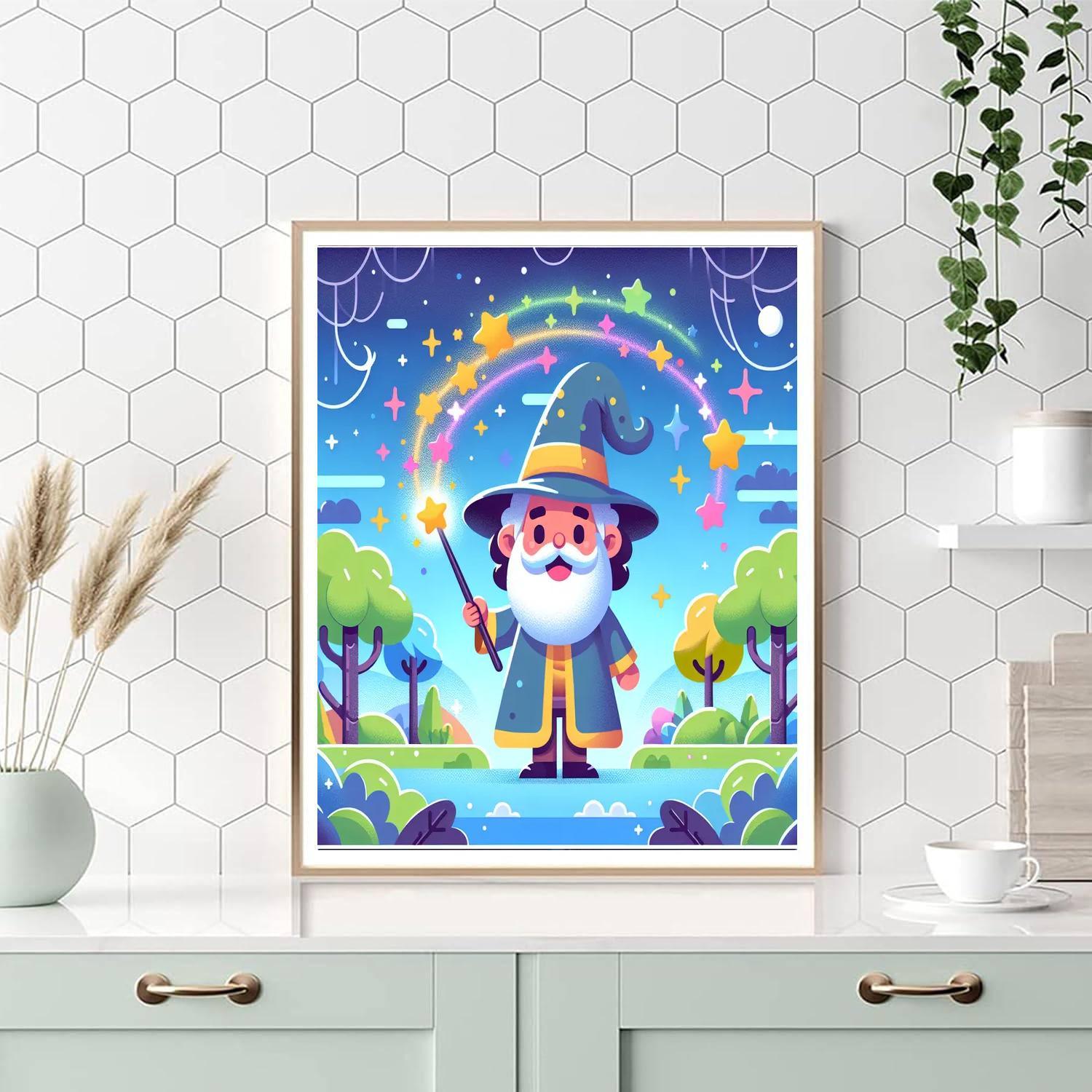 Magical Wizard Journey Paint By Color
