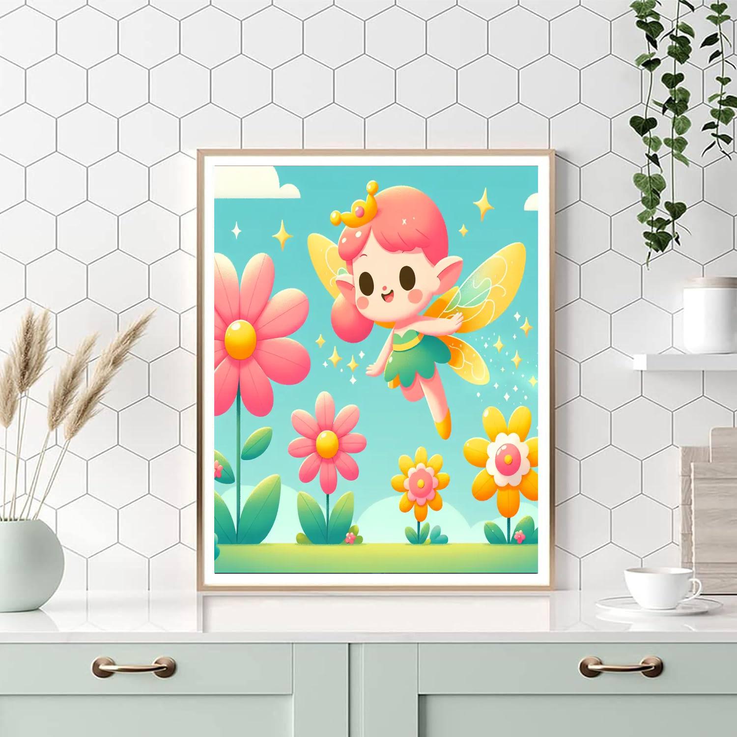 Magic Garden Fairy Paint By Numbers