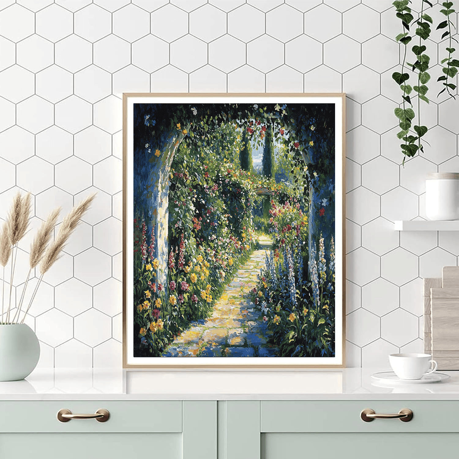 Pierre-Auguste Renoir Inspired Secret Garden Escape  Numbered Painting Kits