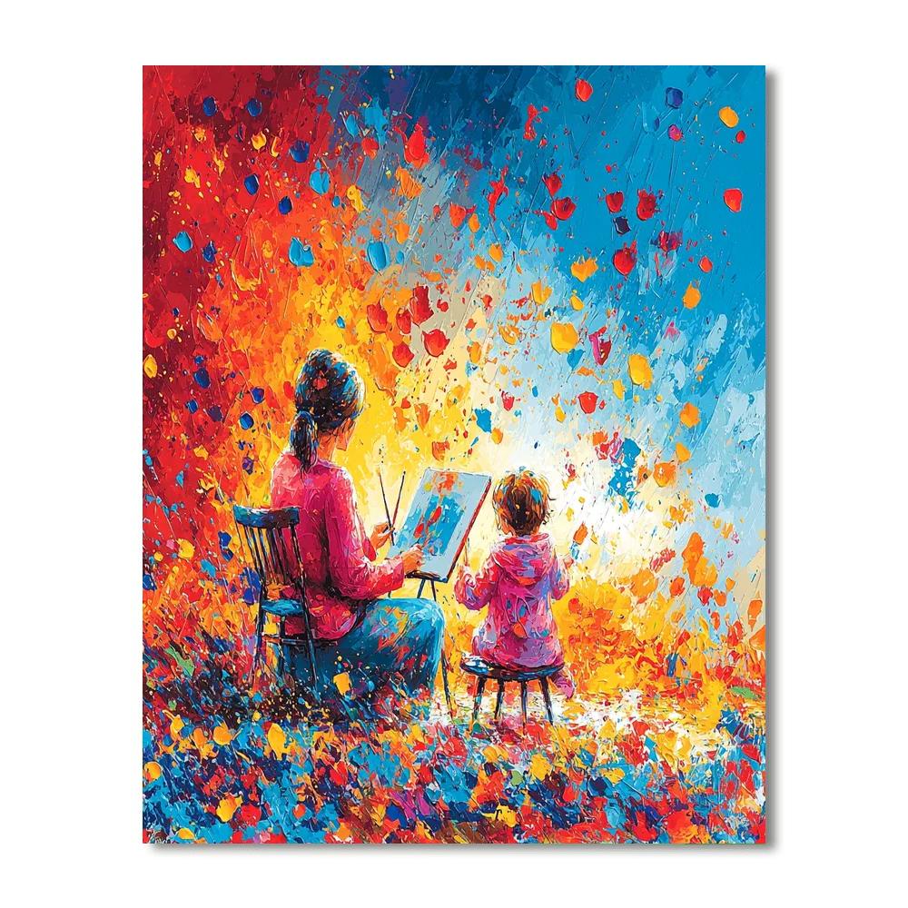 Heartfelt Handprints Numbered Painting Kits