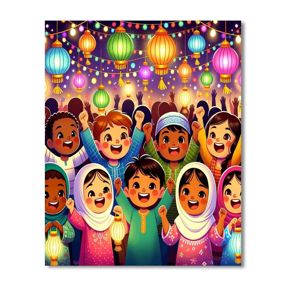 Festival Of Lights Celebration Painting By Numbers Kit