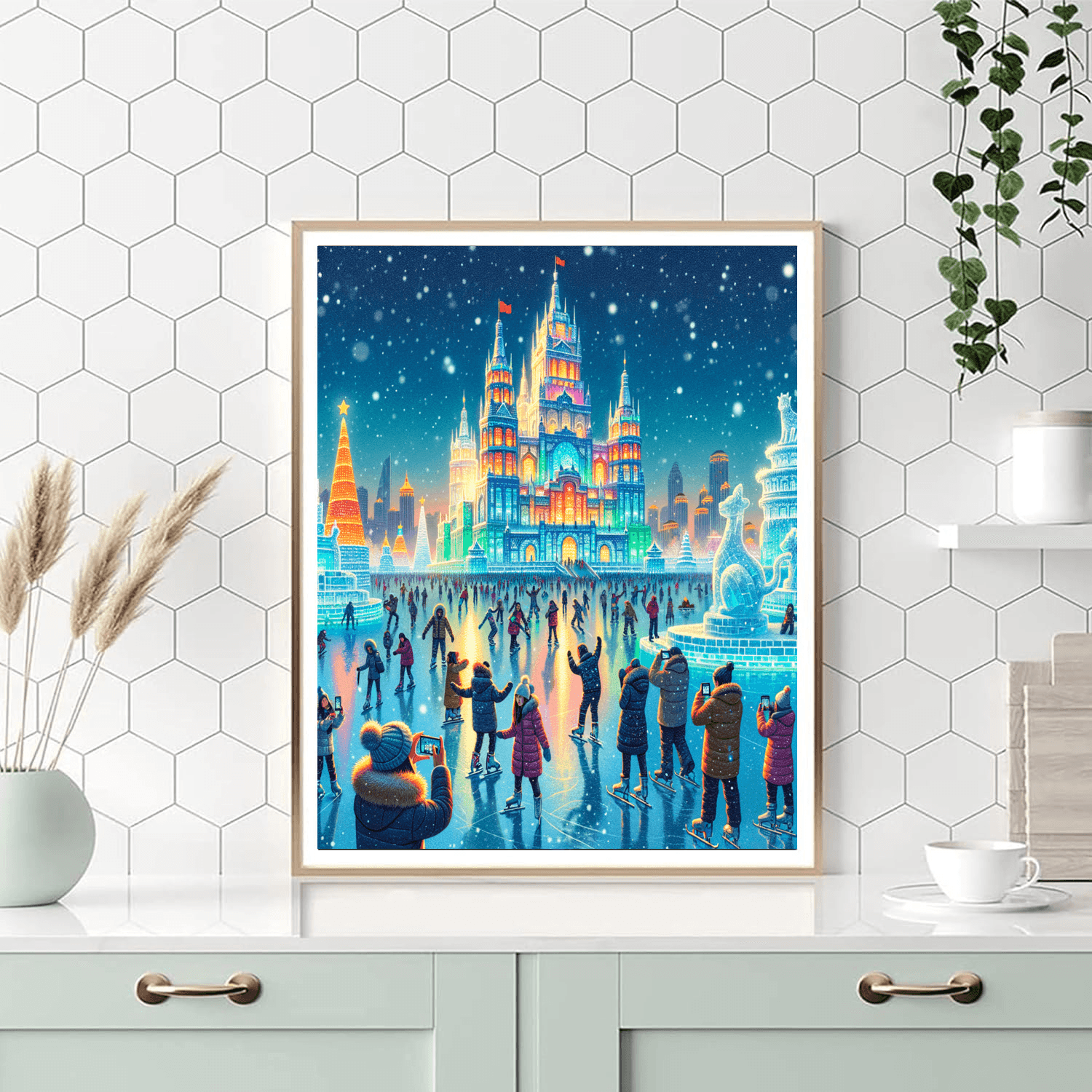 Harbin Ice Festival - Harbin, China Paint By Color