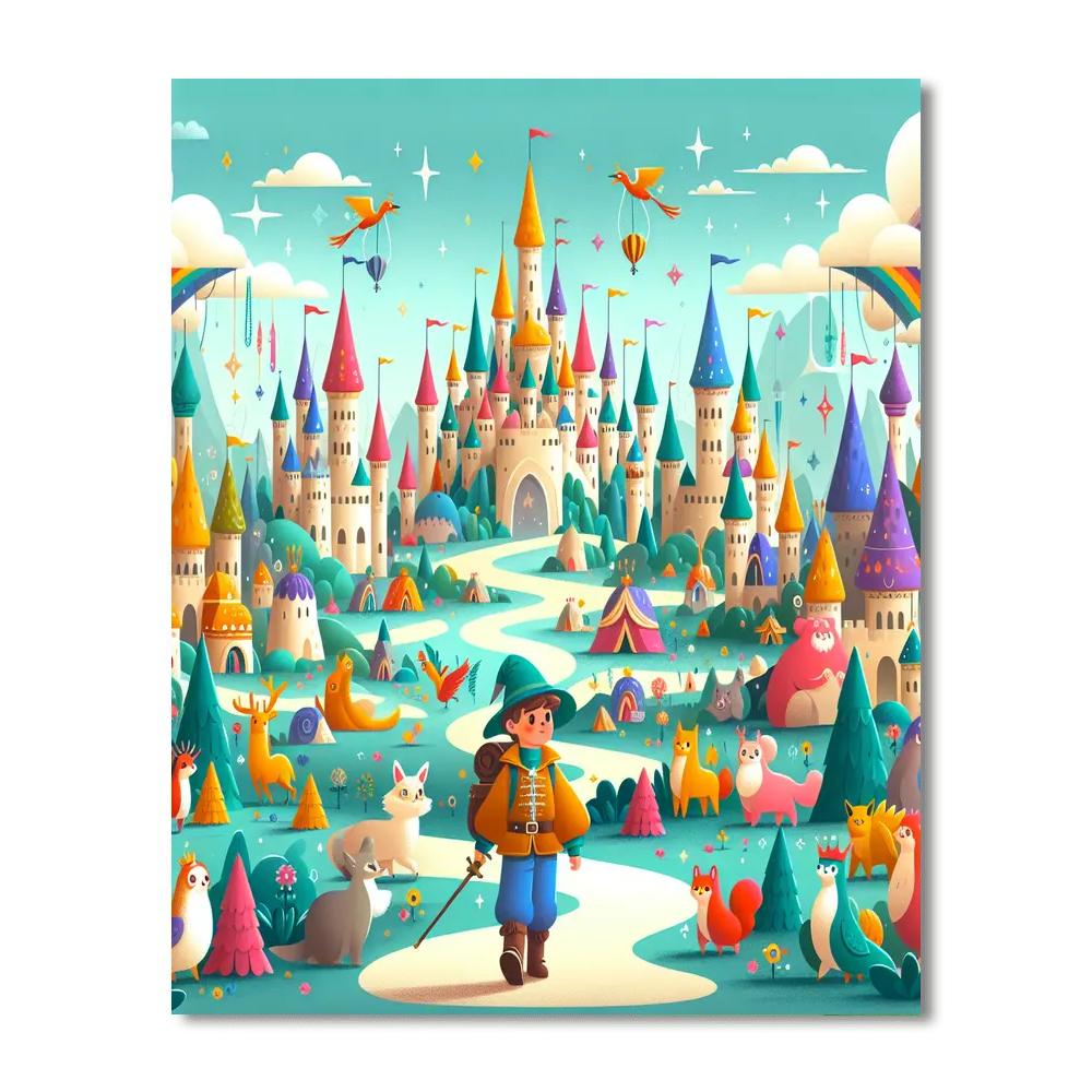 Magical Adventure Number Painting