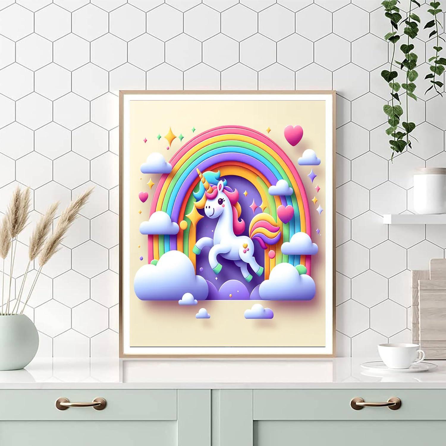 Adventures With Unicorns Painting Number Kit