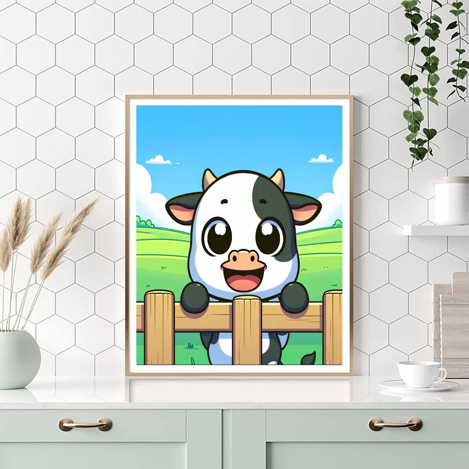 Curious Cow DIY Paint By Numbers