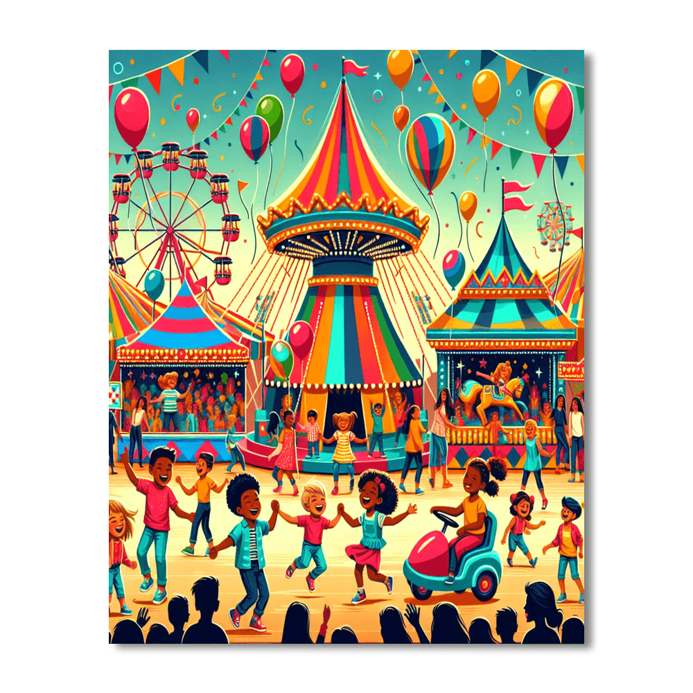 Epic Carnival Adventure Number Painting