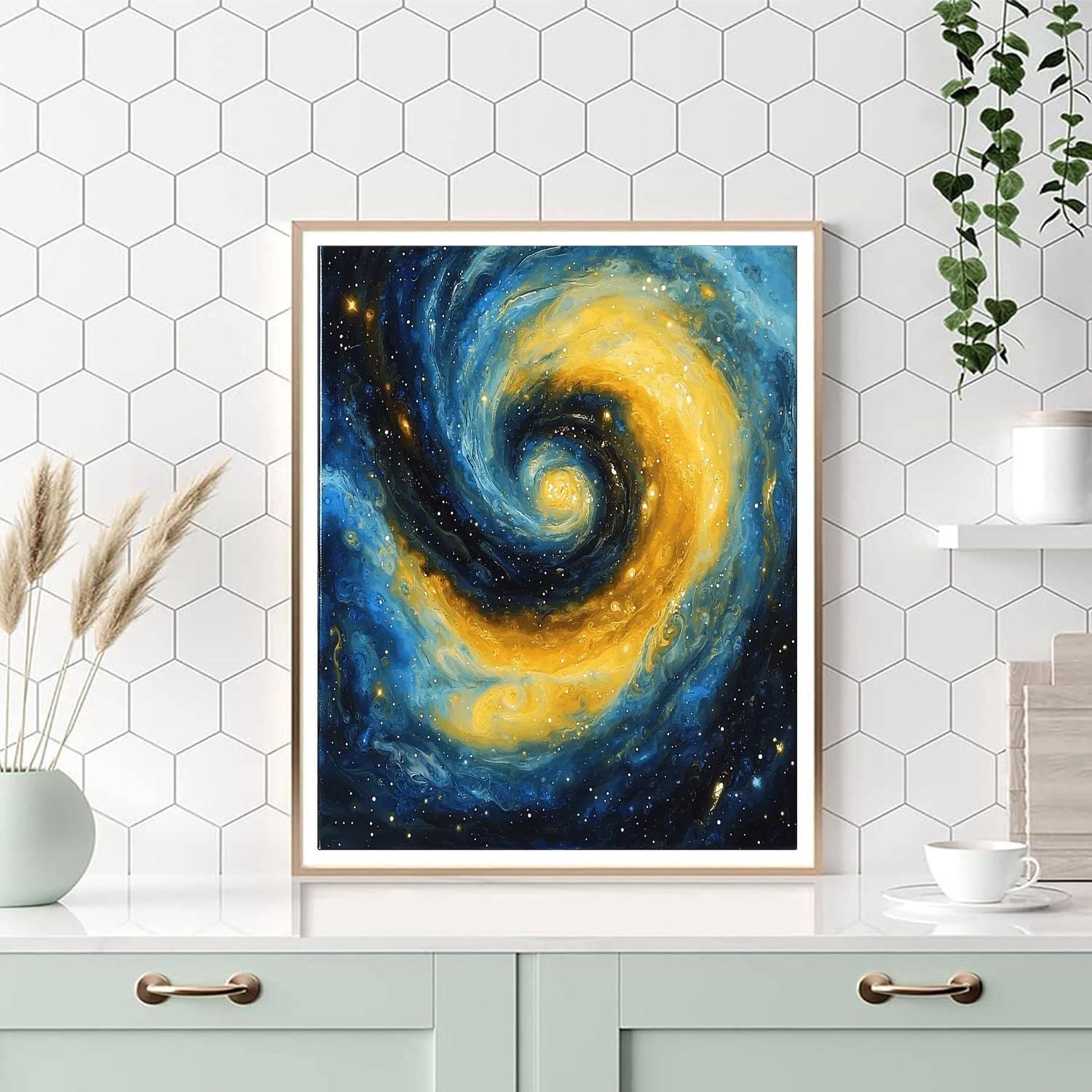 Joan Miró Inspired Cosmic Explorations  Paint By Numbers Art