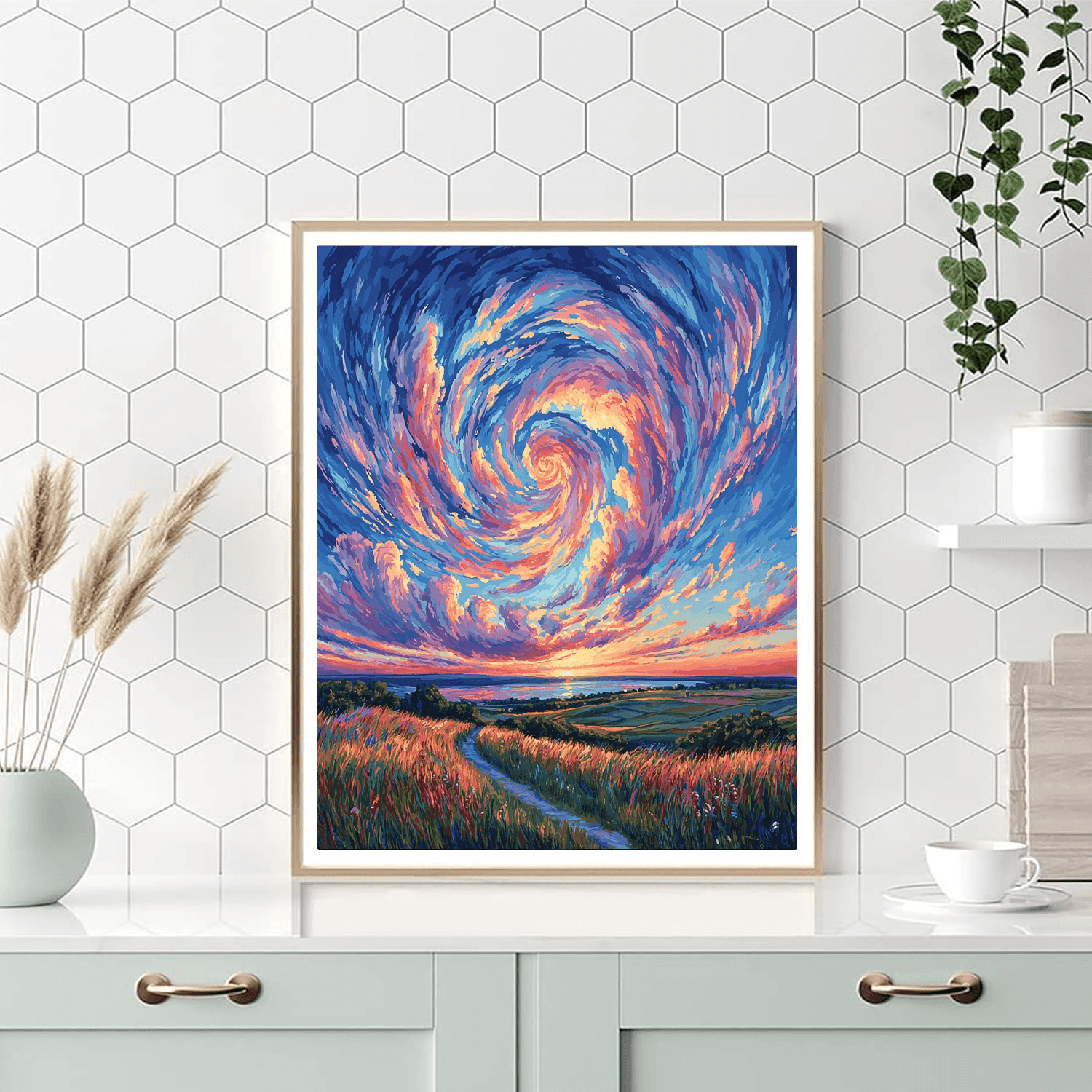 John Constable Inspired Skyward Dreams  Paint By Numbers