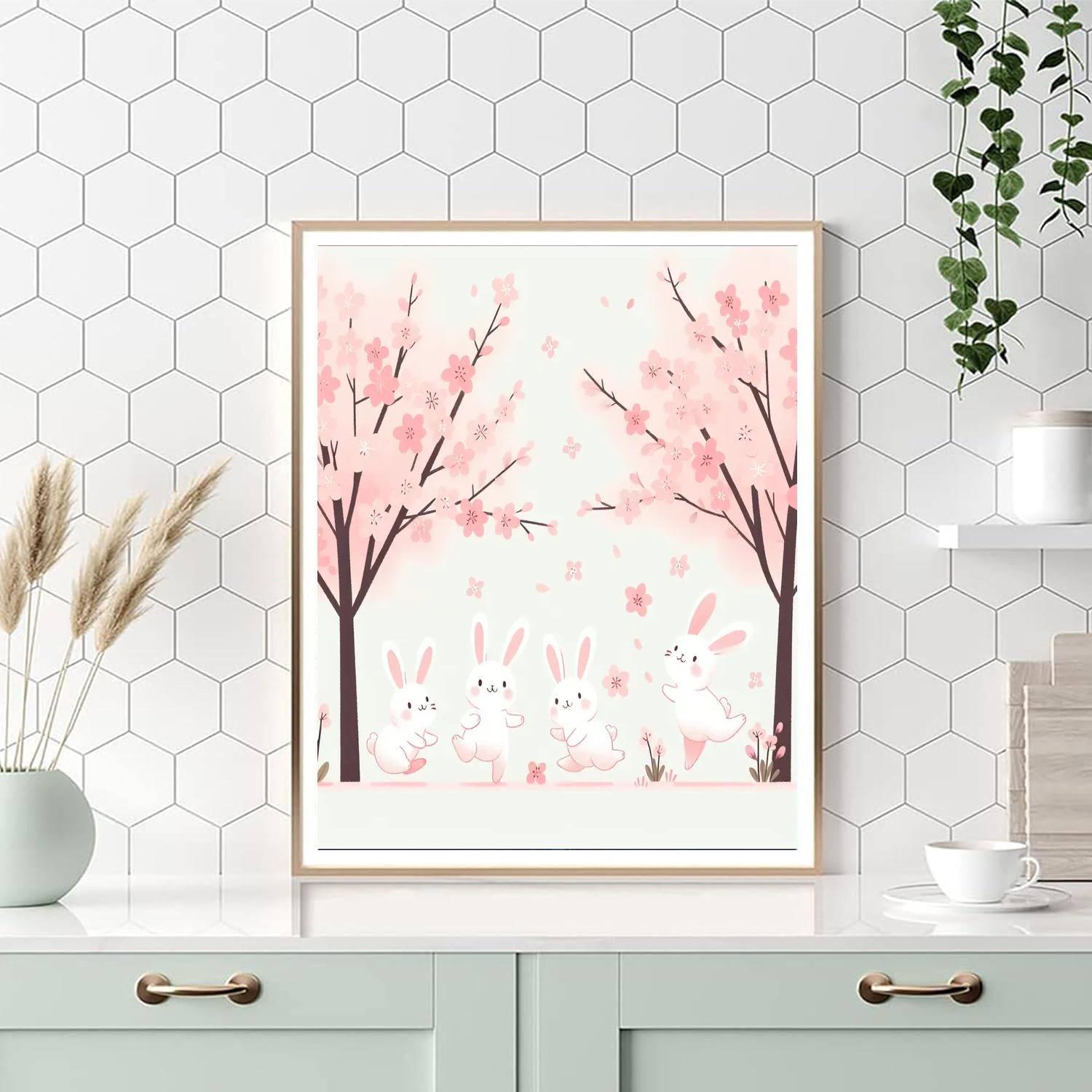 Cherry Blossom Chase Paint By Color