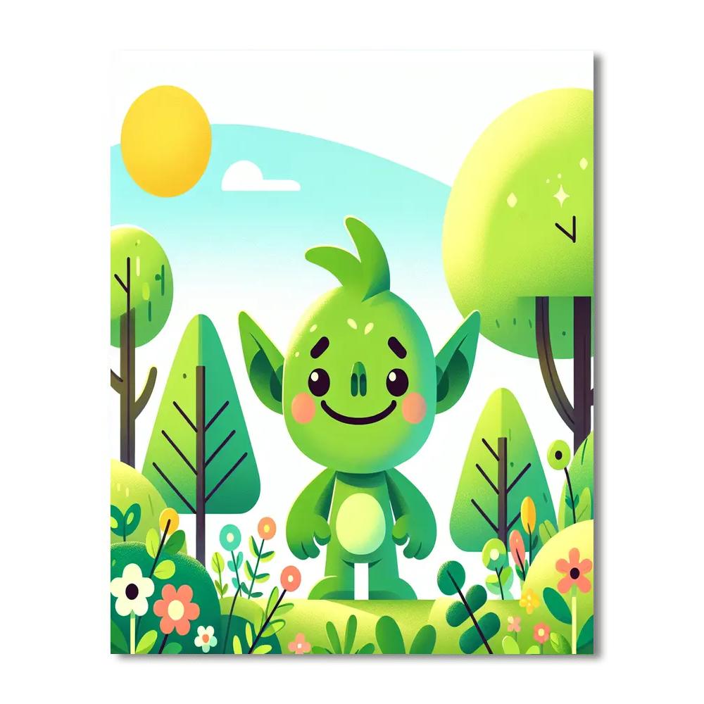 Giggly Goblin Number Painting