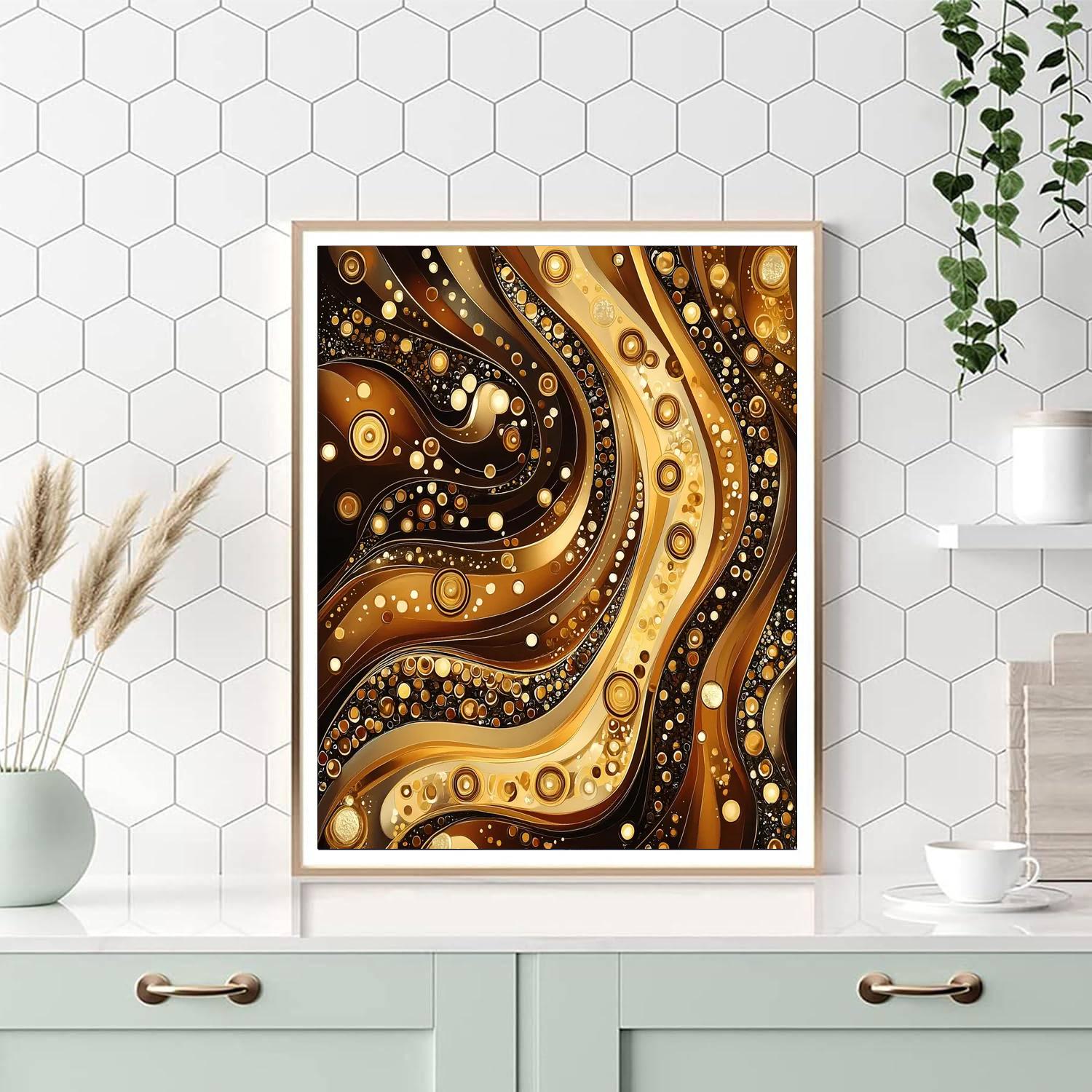 Gustav Klimt Inspired Timeless Elements  Paint By Numbers Kits