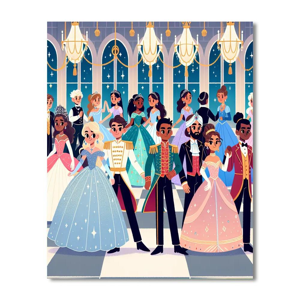 Magical Kingdom Ball Painting Number Kit