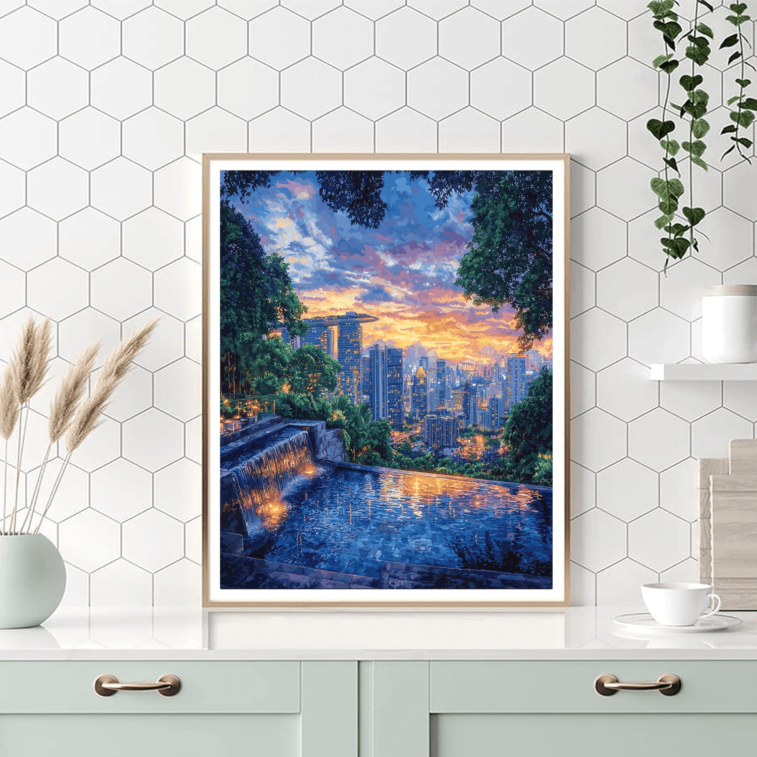 Marina Bay Sands Skypark Numbered Painting Kits