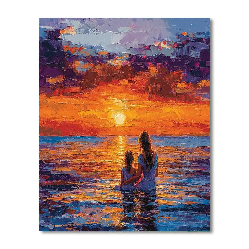 Sunset Memories DIY Paint By Numbers