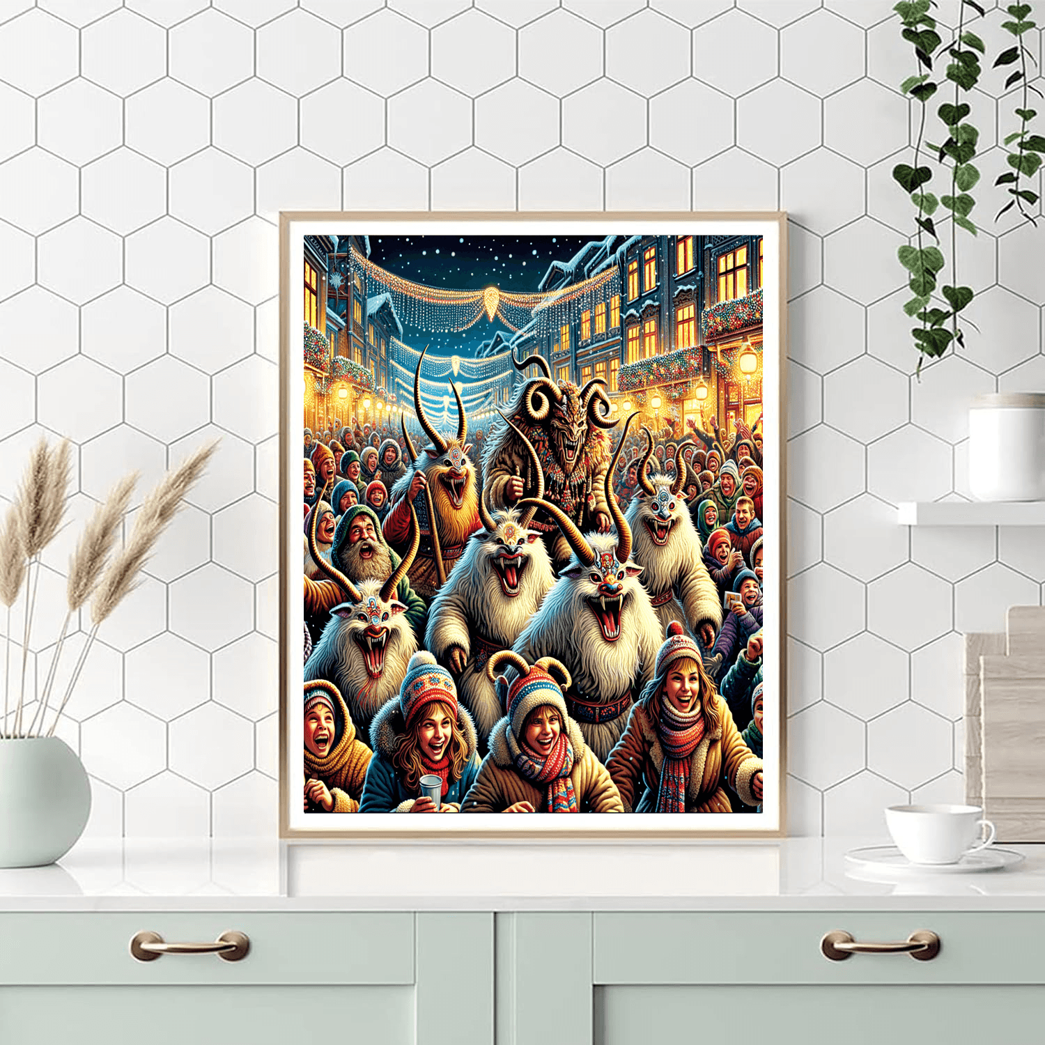 Krampusnacht Painting By Numbers Kit