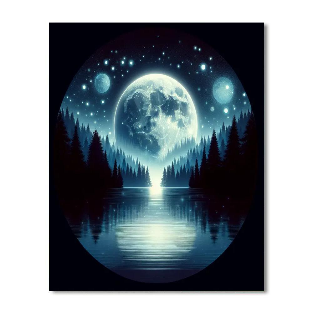 Lunar Lake Mystique Paint By Numbers Kits