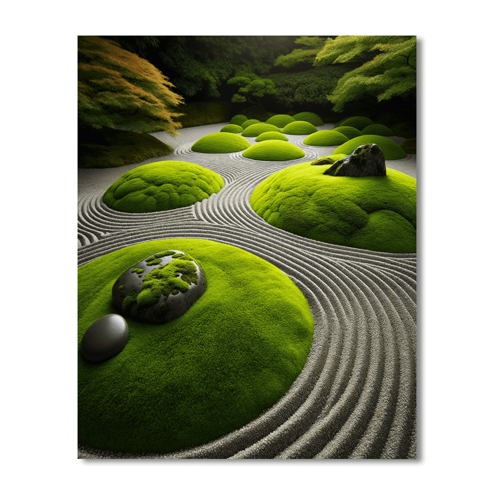Timeless Zen Garden DIY Paint By Numbers