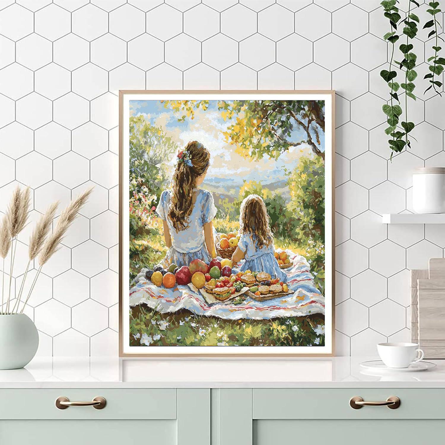 A Picnic Under The Sun Paint By Color