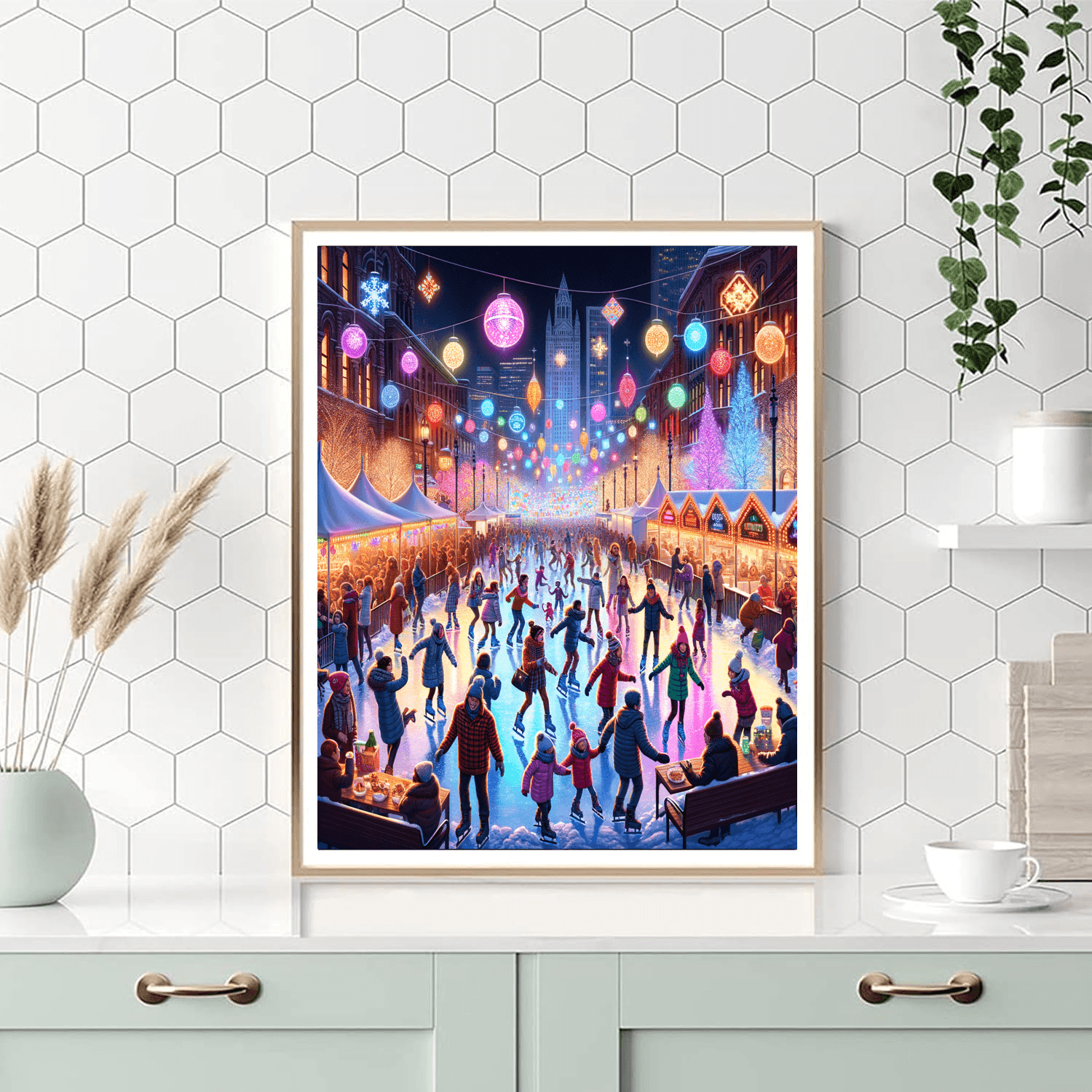 Montréal En Lumière - Canada DIY Paint By Numbers