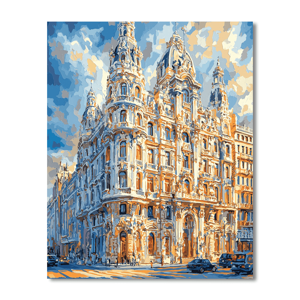 Palacio Barolo - Buenos Aires Number Painting