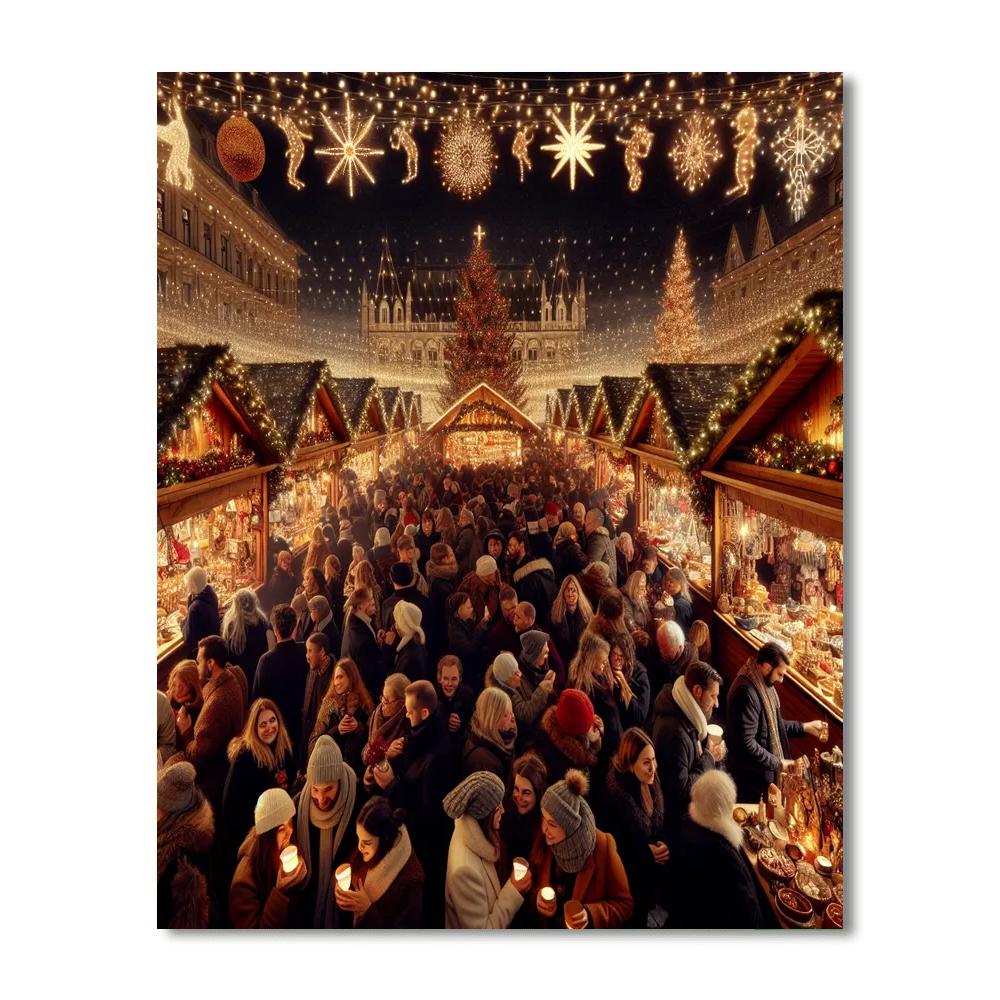 Oberhausen Christmas Market - Germany Paint By Color